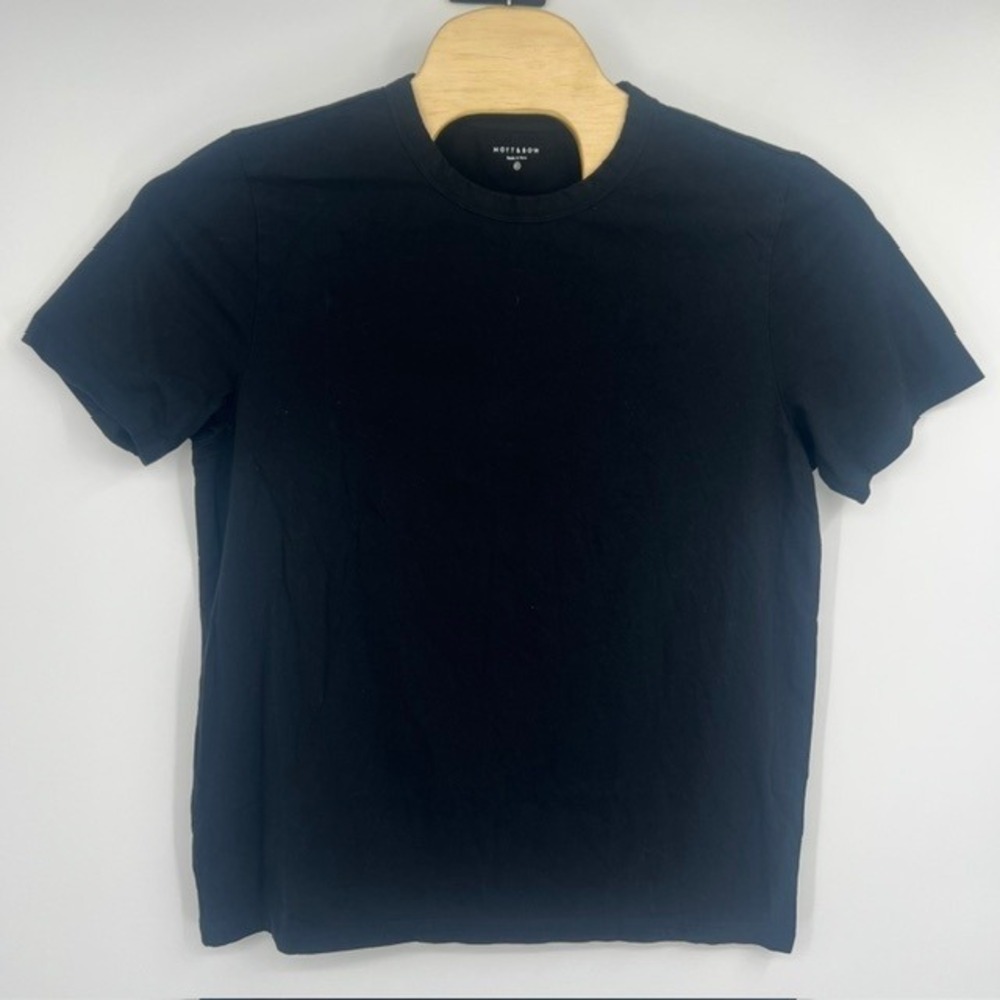 Mott & Bow Mens XL Black Short Sleeve Crewneck 100% Cotton T-Shirt Essential Tee
